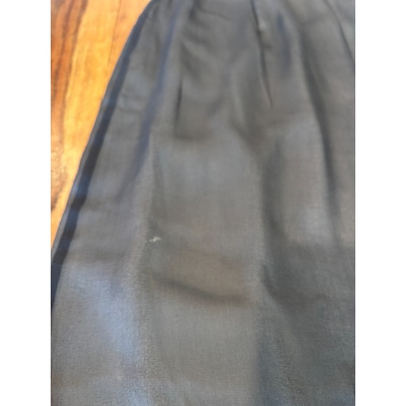 Jones New York 100% Silk Chiffon Layered Maxi Skirt Gray on Gray whimsigoth sz 8 - Picture 7 of 7